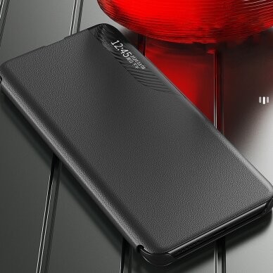 Dėklas Eco Leather View Samsung Galaxy A24 4G Juodas 8