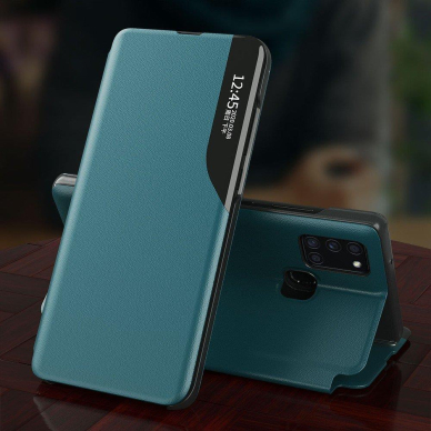 Atverčiamas dėklas Eco Leather View skirta Huawei P40 Pro Žalias 5