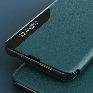 Atverčiamas dėklas Eco Leather View skirta Huawei P40 Pro Žalias 9
