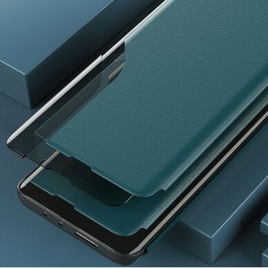 Dėklas Eco Leather View Samsung Galaxy A72 4G Juodas 10