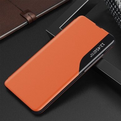 Dėklas Eco Leather View Xiaomi Redmi K40 Pro + / K40 Pro / K40 / Poco F3 Oranžinis 1 Dėklas Eco Leather View Xiaomi Redmi K40 Pro + / K40 Pro / K40 / Poco F3 Oranžinis 1