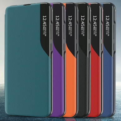 Dėklas Eco Leather View Xiaomi Redmi Note 11 Pro + 5G / 11 Pro 5G / 11 Pro Raudonas 3