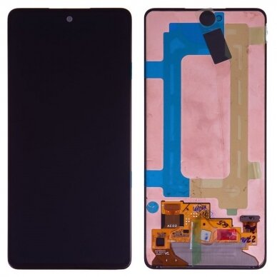 Ekranas Samsung A536 A53 5G su lietimui jautriu stikliuku ir rėmeliu juodas OLED (real size) Ekranas Samsung A536 A53 5G su lietimui jautriu stikliuku ir rėmeliu juodas OLED (real size)