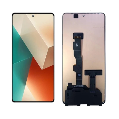 Ekranas Xiaomi Redmi Note 13 5G su lietimui jautriu stikliuku juodas ORG