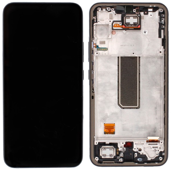 Ekranas Samsung A346 A34 5G su lietimui jautriu stikliuku ir rėmeliu originalus Awesome Graphite (service pack) Ekranas Samsung A346 A34 5G su lietimui jautriu stikliuku ir rėmeliu originalus Awesome Graphite (service pack)