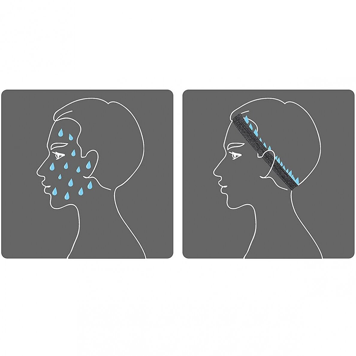 Galvos juosta Elastic fitness Rožinė 10