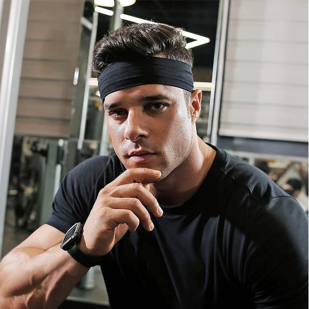 Galvos juosta Elastic fitness Rožinė 12