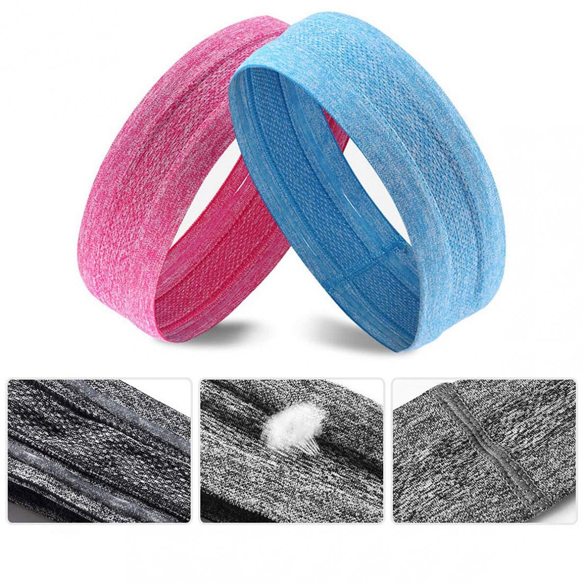 Galvos juosta Elastic fitness Rožinė 2 Galvos juosta Elastic fitness Rožinė 2