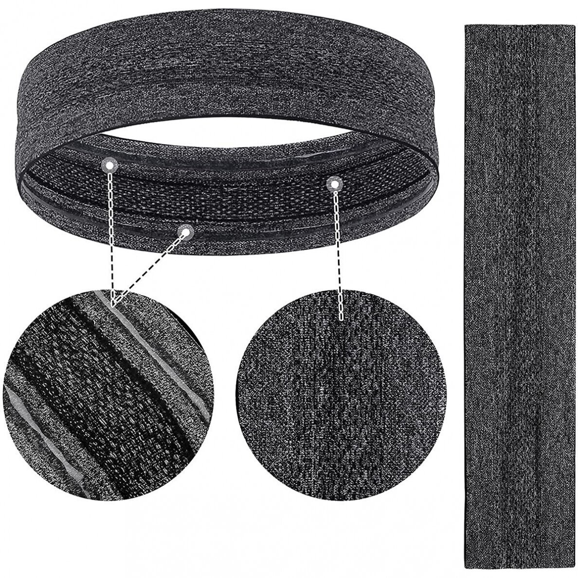 Galvos juosta Elastic fitness Rožinė 4 Galvos juosta Elastic fitness Rožinė 4