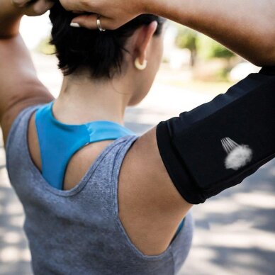 Akcija! Bėgimo juosta ant rankos Elastic fabric fitness S Rožinė  2
