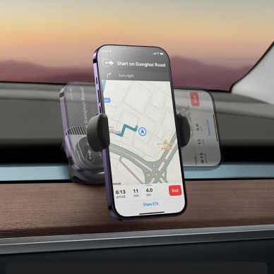 Laikiklis su saulės baterijomis Baseus T-Space - Juodas 11 Laikiklis su saulės baterijomis Baseus T-Space - Juodas 11