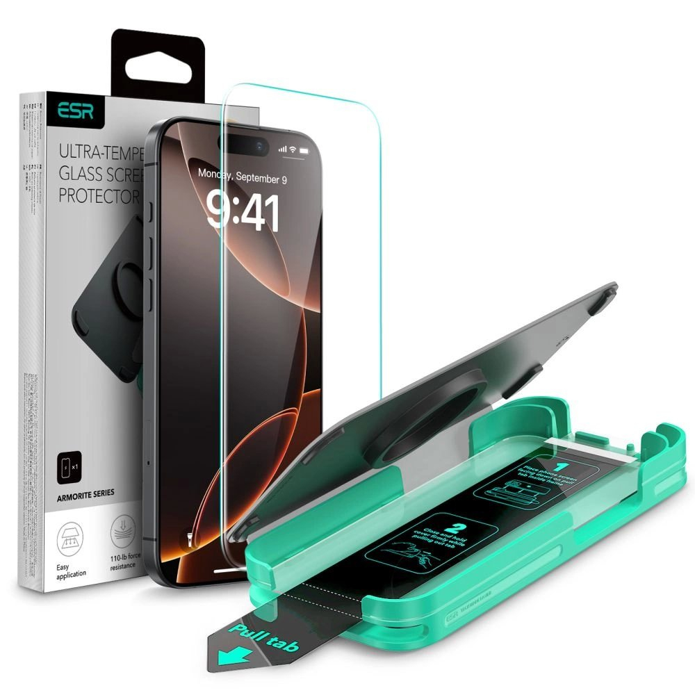 ESR Armorite Glass with Applicator iPhone 16 Pro ESR Armorite Glass with Applicator iPhone 16 Pro
