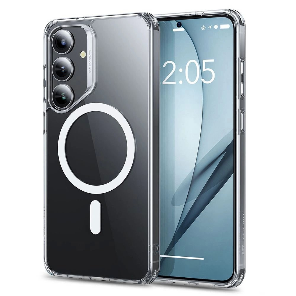 ESR Classic Hybrid Halolock MagSafe Dėklas skirtas Samsung Galaxy S25+ - Permatomas ESR Classic Hybrid Halolock MagSafe Dėklas skirtas Samsung Galaxy S25+ - Permatomas