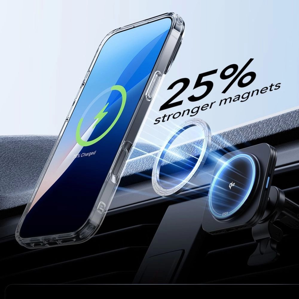 Dėklas ESR Hybrid kickstand Halolock MagSafe + Apsauginis stiklas iPhone 16 Pro Max - Skaidrus 3 Dėklas ESR Hybrid kickstand Halolock MagSafe + Apsauginis stiklas iPhone 16 Pro Max - Skaidrus 3