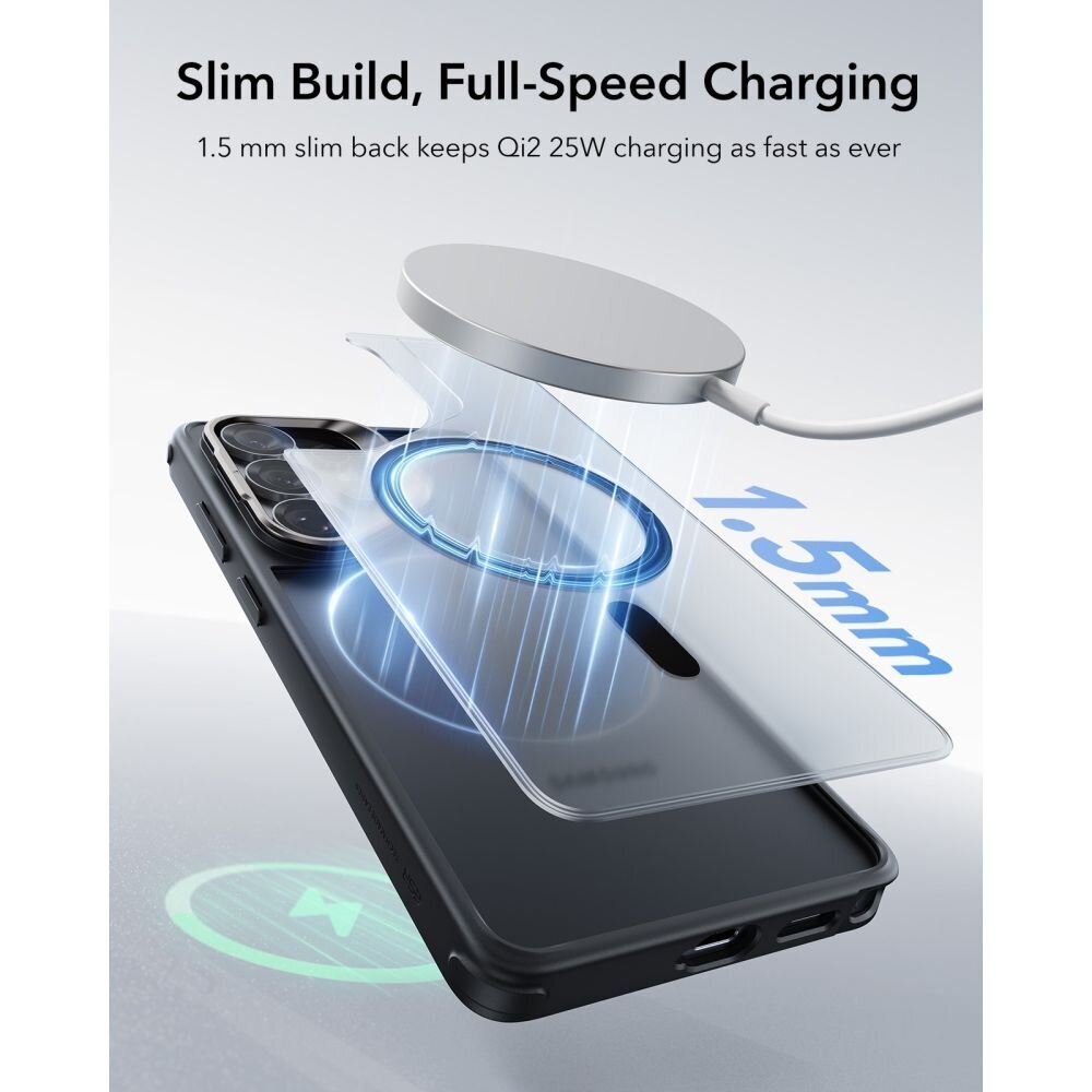 Samsung Galaxy S26 Ultra ESR Classic Hybrid Kickstand MagSafe dėklas – juodas 6