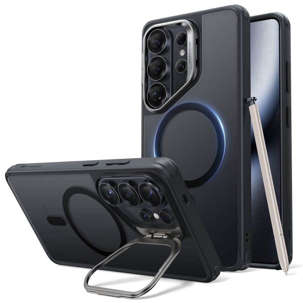 Samsung Galaxy S26 Ultra ESR Classic Hybrid Kickstand MagSafe dėklas – juodas Samsung Galaxy S26 Ultra ESR Classic Hybrid Kickstand MagSafe dėklas – juodas