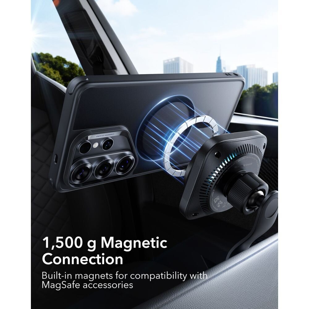 Samsung Galaxy S26 Ultra ESR Classic Hybrid MagSafe dėklas – juodas 7 Samsung Galaxy S26 Ultra ESR Classic Hybrid MagSafe dėklas – juodas 7