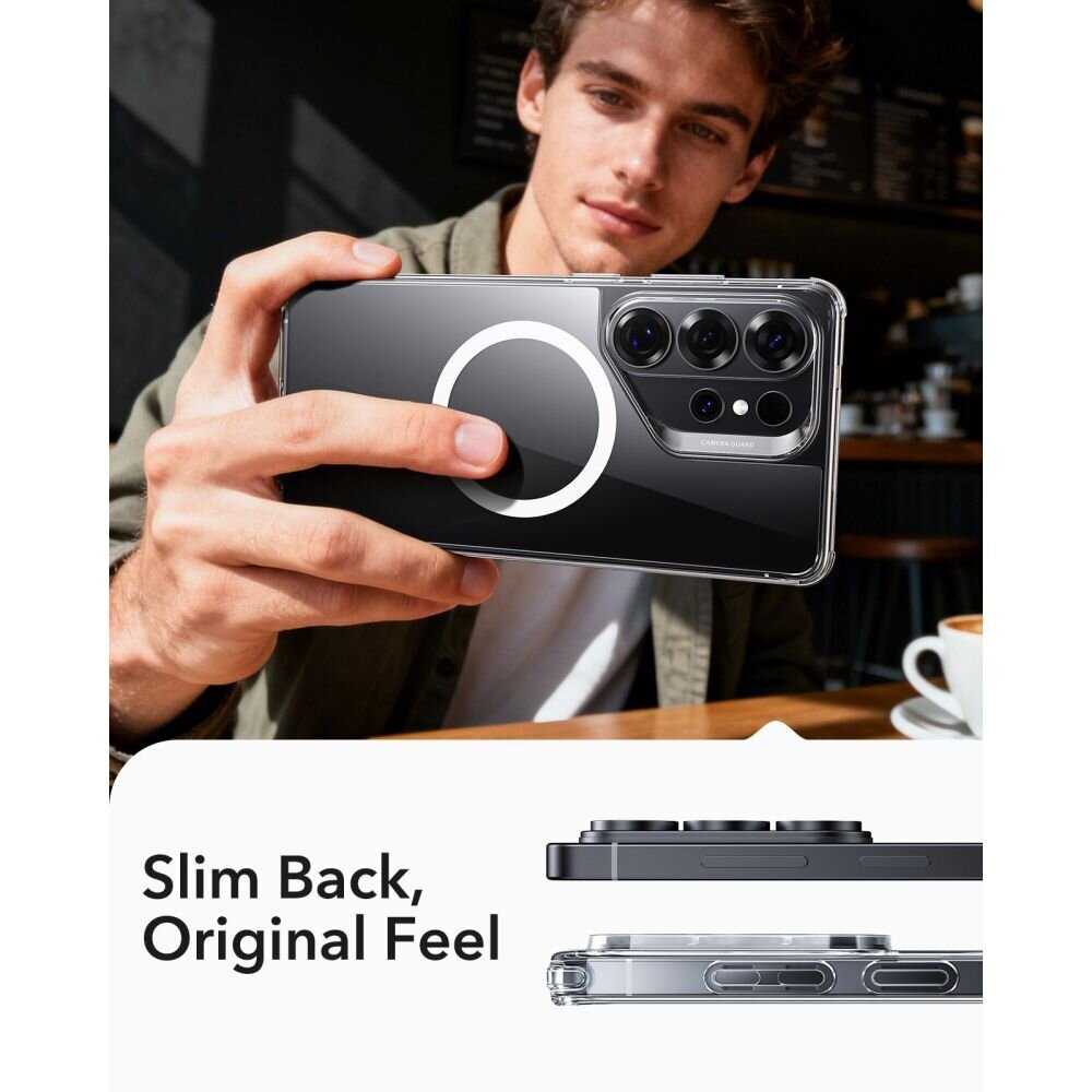 Samsung Galaxy S26 Ultra ESR Classic Hybrid MagSafe dėklas – skaidrus 3