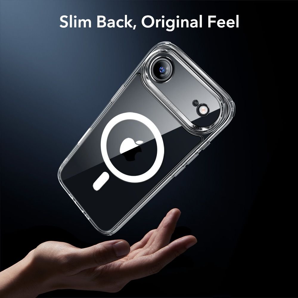 iPhone 17 Air ESR Classic Hybrid MagSafe + grūdinto stiklo rinkinys – skaidrus 7 iPhone 17 Air ESR Classic Hybrid MagSafe + grūdinto stiklo rinkinys – skaidrus 7