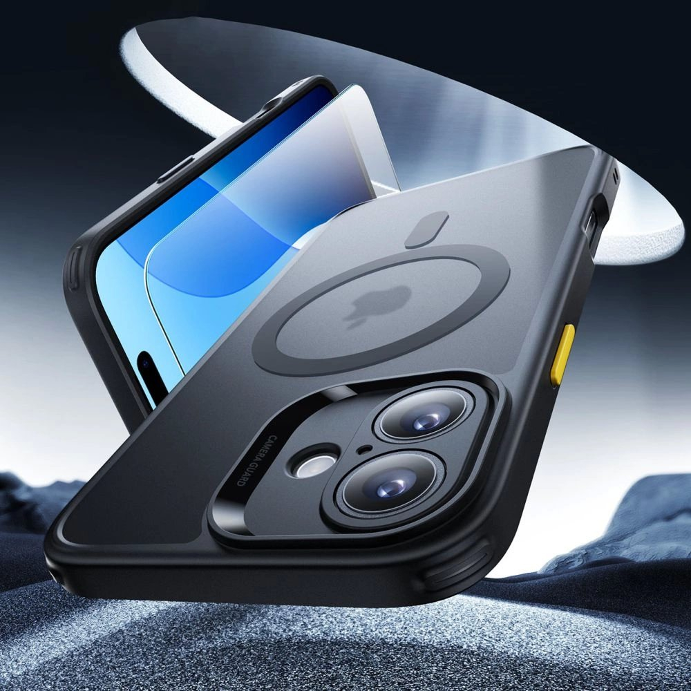 ESR Classic Pro Set Halolock MagSafe Dėklas iPhone 16 - Juodas 1 ESR Classic Pro Set Halolock MagSafe Dėklas iPhone 16 - Juodas 1