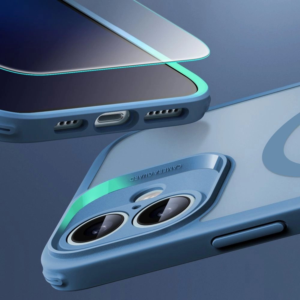 ESR Classic Pro Set Halolock MagSafe Dėklas iPhone 16 - Mėlynas 4 ESR Classic Pro Set Halolock MagSafe Dėklas iPhone 16 - Mėlynas 4