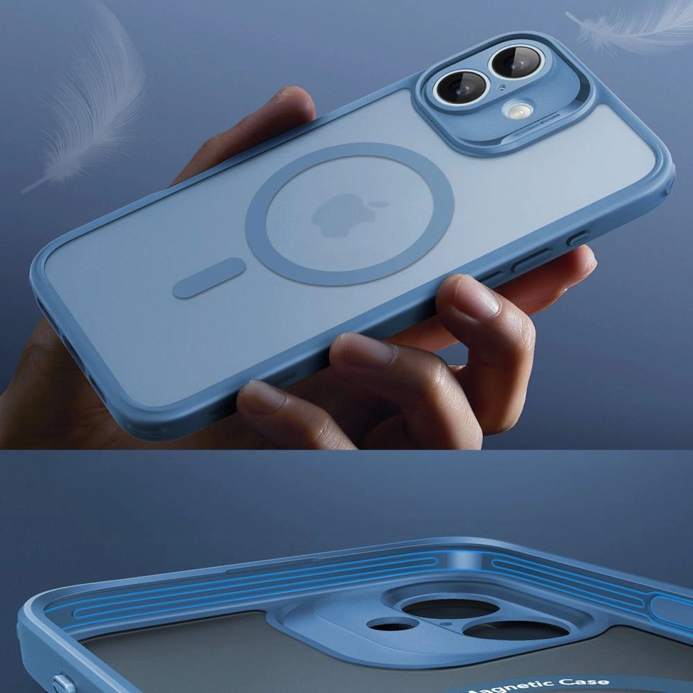ESR Classic Pro Set Halolock MagSafe Dėklas iPhone 16 - Mėlynas 6 ESR Classic Pro Set Halolock MagSafe Dėklas iPhone 16 - Mėlynas 6