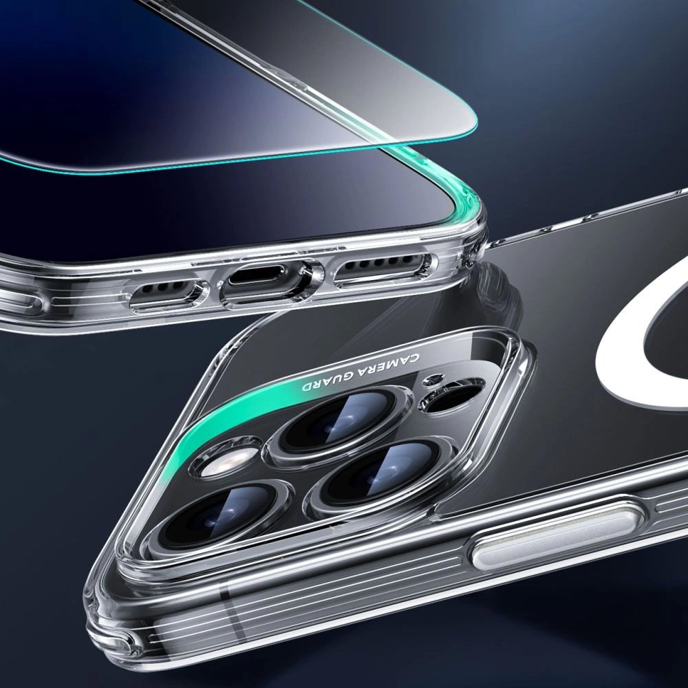 ESR Classic Pro Set Halolock MagSafe Dėklas iPhone 16 Pro - skaidrus 4 ESR Classic Pro Set Halolock MagSafe Dėklas iPhone 16 Pro - skaidrus 4