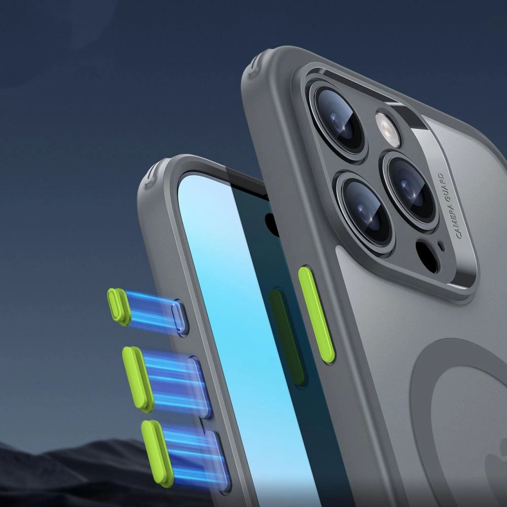 ESR Classic Pro Set Halolock MagSafe Dėklas iPhone 16 Pro Max - pilkas 5 ESR Classic Pro Set Halolock MagSafe Dėklas iPhone 16 Pro Max - pilkas 5