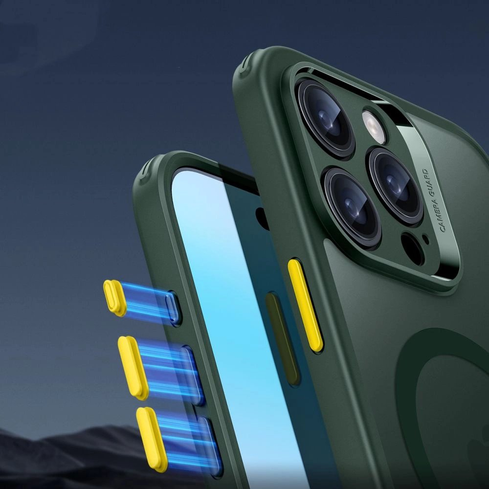 ESR Classic Pro Set Halolock MagSafe Dėklas iPhone 16 Pro Max - žalias 5 ESR Classic Pro Set Halolock MagSafe Dėklas iPhone 16 Pro Max - žalias 5