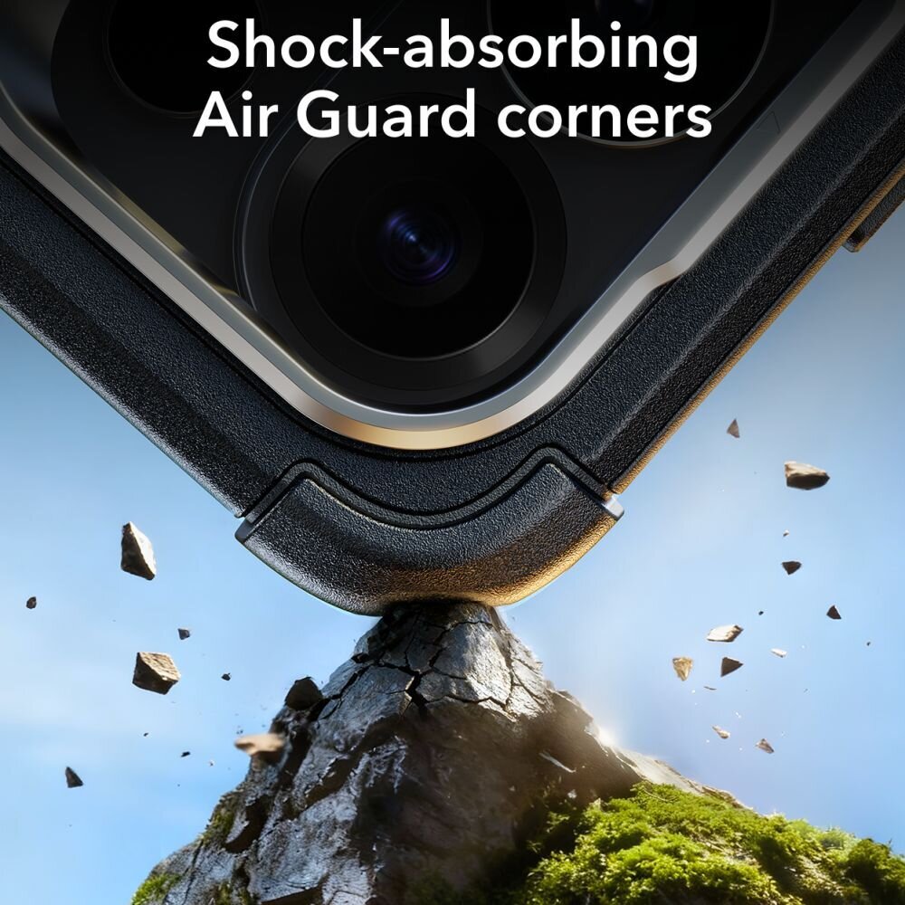 Samsung Galaxy S26 Ultra ESR Cyber Tough Kickstand MagSafe dėklas – juodas 6