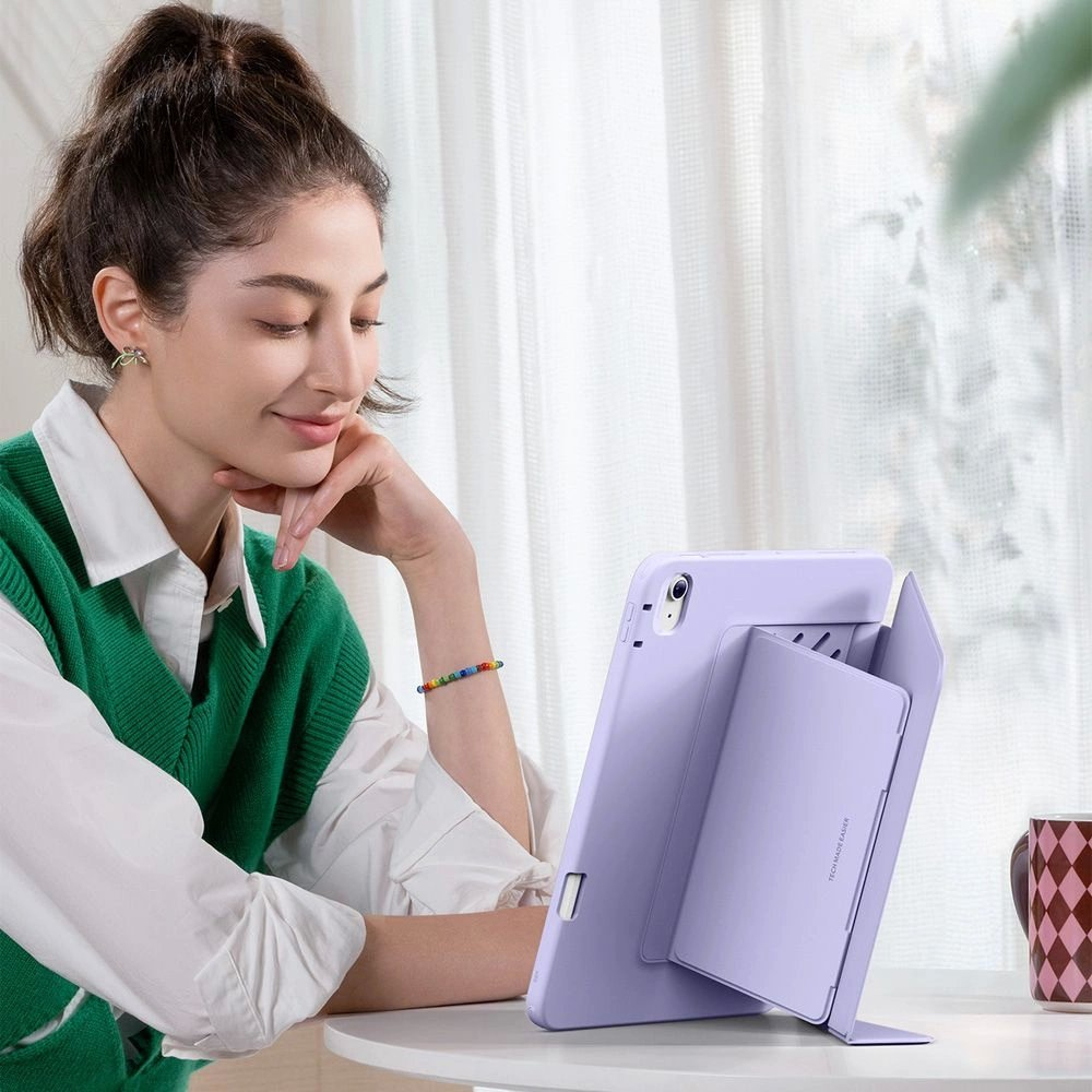 iPad 10.9" (2020–2022 4/5 gen.) / 11" (2024–2025 6/7 gen.) – ESR Flip Hybrid dėklas - Violetinis 4 iPad 10.9" (2020–2022 4/5 gen.) / 11" (2024–2025 6/7 gen.) – ESR Flip Hybrid dėklas - Violetinis 4