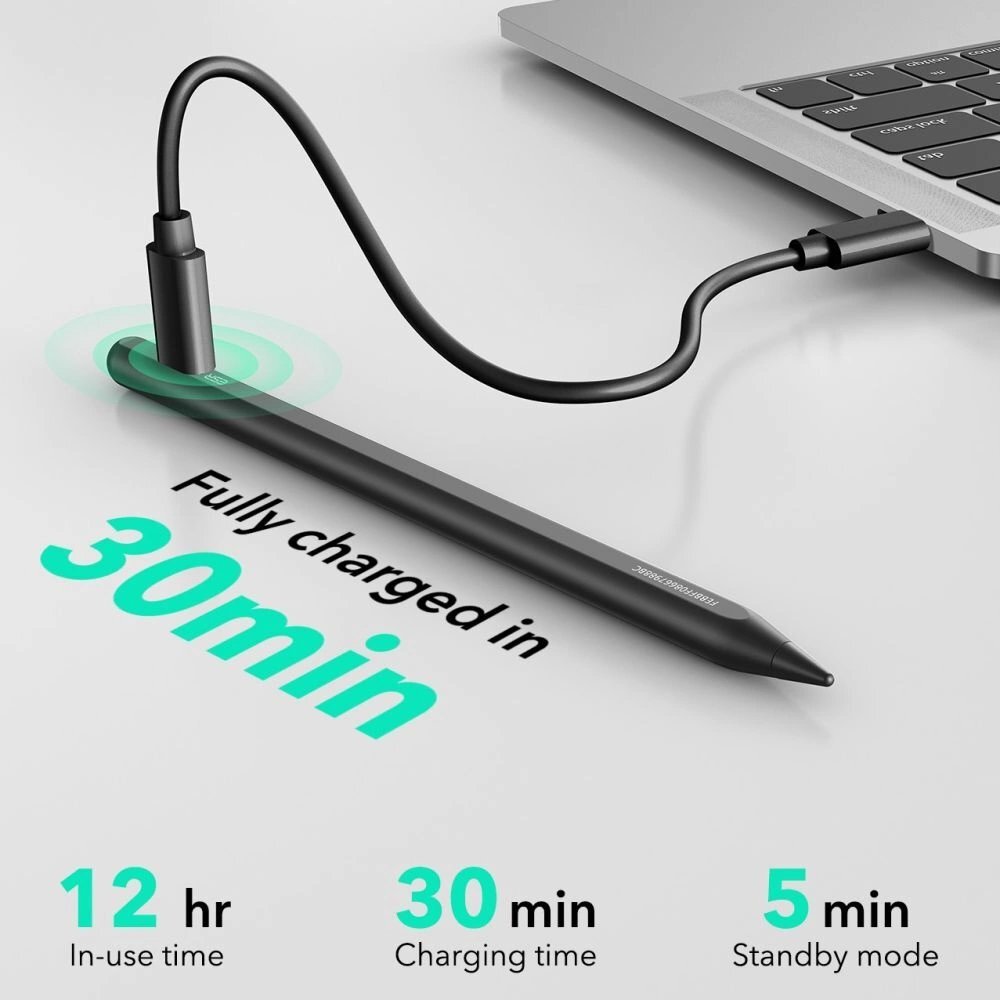 Skaitmeninis rašiklis ESR Geo Digital Stylus – juodas 3 Skaitmeninis rašiklis ESR Geo Digital Stylus – juodas 3