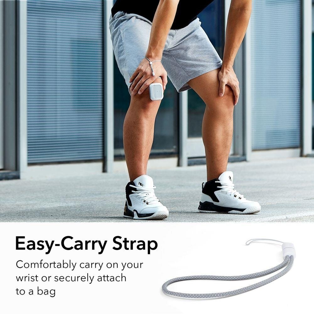 Dėklas ausinėms ESR ORBIT HALOLOCK MAGSAFE Apple AIRPODS PRO 1 / 2 Baltas 5 Dėklas ausinėms ESR ORBIT HALOLOCK MAGSAFE Apple AIRPODS PRO 1 / 2 Baltas 5