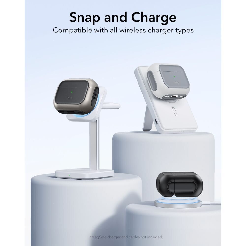 AirPods Pro 3 ESR Orbit HaloLock MagSafe dėklas – juodas 2