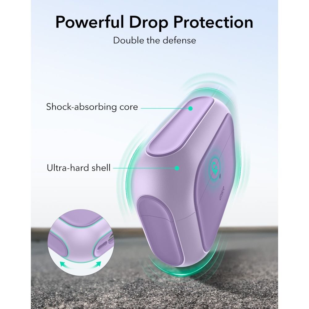 AirPods Pro ESR Orbit HaloLock MagSafe dėklas – violetinis 3