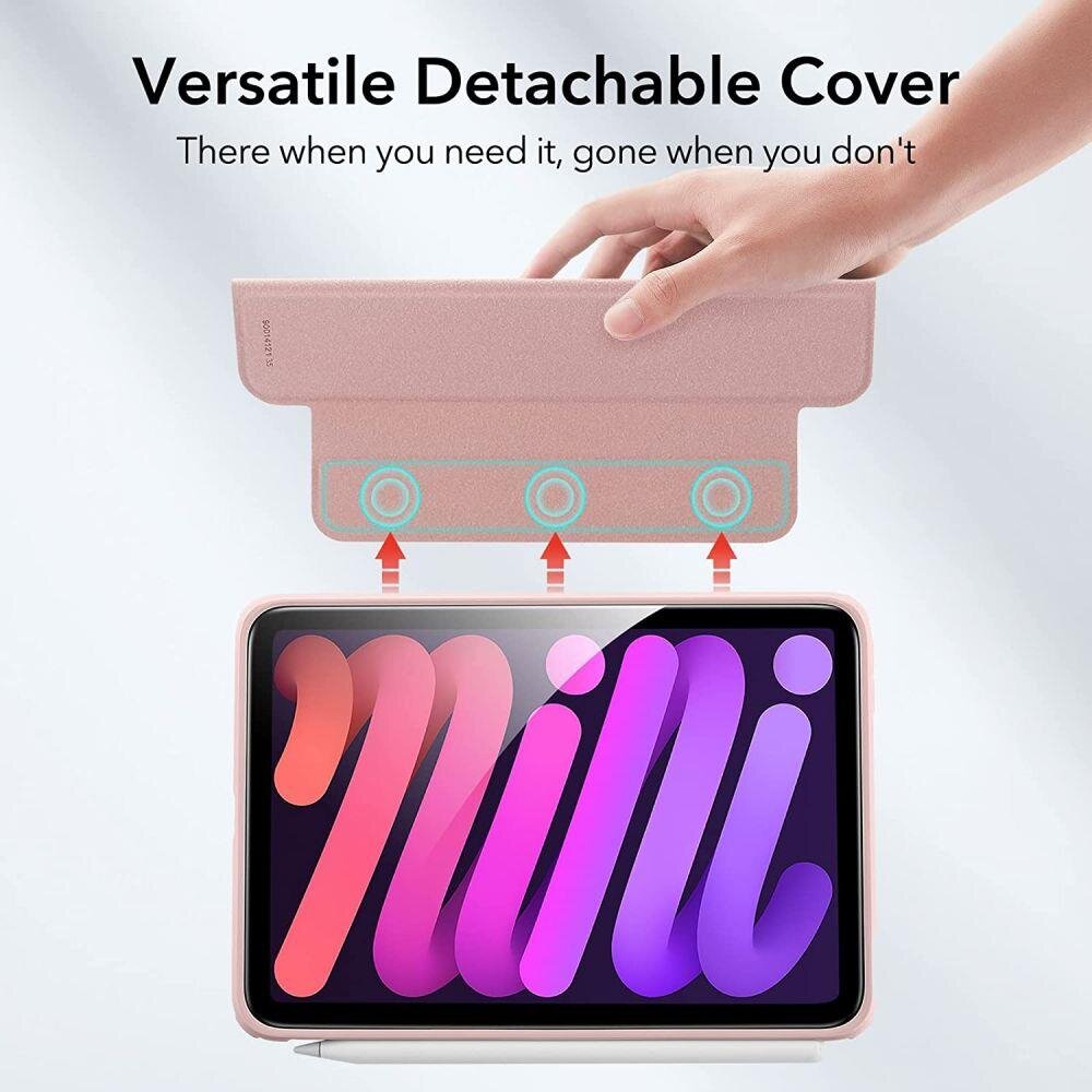 Akcija! DĖKLAS ESR REBOUND HYBRID IPAD MINI 6 2021 FROSTED RAUSVAS  5