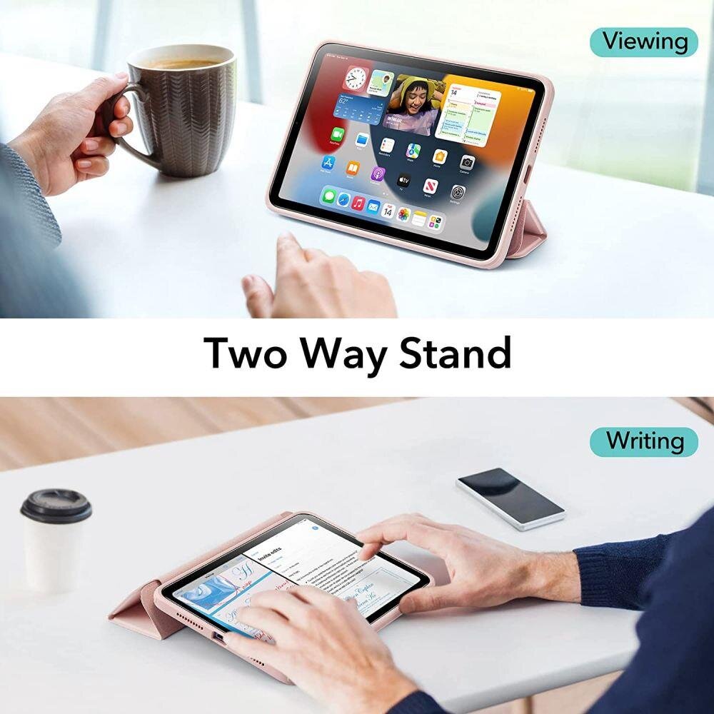 Akcija! DĖKLAS ESR REBOUND HYBRID IPAD MINI 6 2021 FROSTED RAUSVAS  6