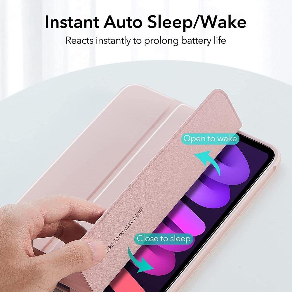 Akcija! DĖKLAS ESR REBOUND HYBRID IPAD MINI 6 2021 FROSTED RAUSVAS  8