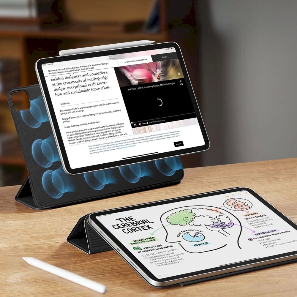 ESR Rebound Magnetic planšetės dėklas iPad Pro 13.7 2024 - Juodas 1 ESR Rebound Magnetic planšetės dėklas iPad Pro 13.7 2024 - Juodas 1