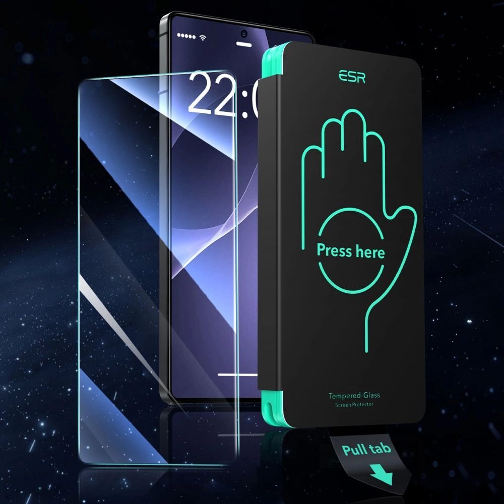 Akcija! ESR grūdintas stiklas (2 vnt.) skirtas Samsung Galaxy S25 Ultra – skaidrus  1