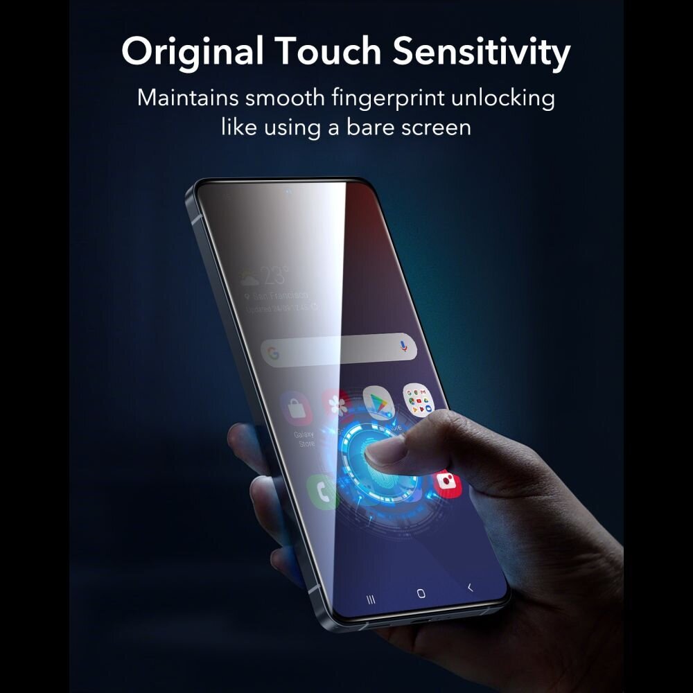 Samsung Galaxy S26 Ultra ESR UltraFit Armorite privatumo grūdintas stiklas 6