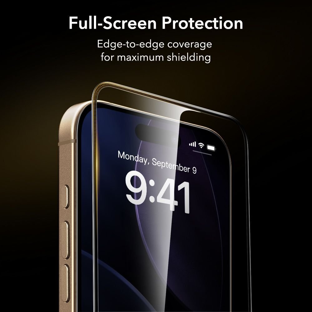 iPhone 17 Pro ESR UltraFit Armorite Pro grūdintas stiklas – skaidrus 8 iPhone 17 Pro ESR UltraFit Armorite Pro grūdintas stiklas – skaidrus 8