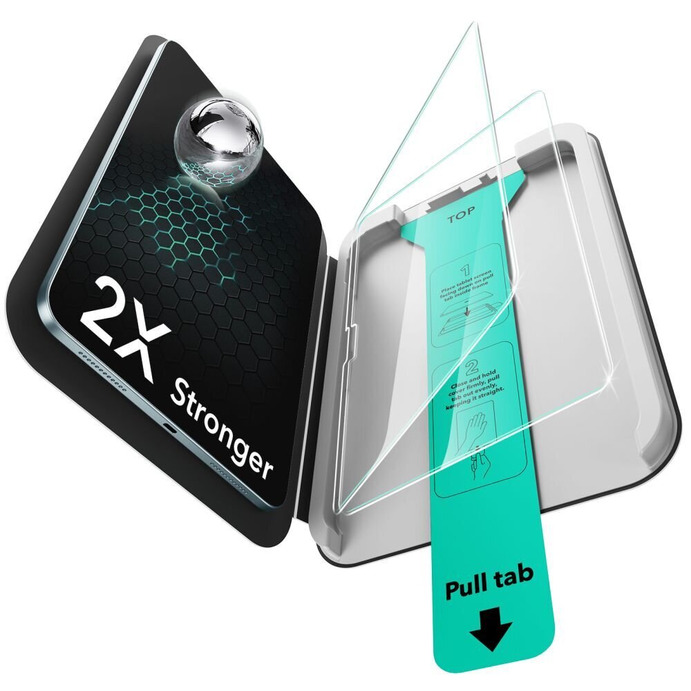 iPad Pro 11" 5 / 6 / 2024–2025 ESR UltraFit grūdintas stiklas (2 vnt.) 1