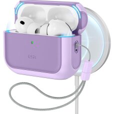 AirPods Pro ESR Orbit HaloLock MagSafe dėklas – violetinis