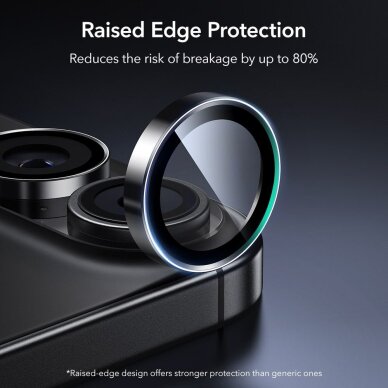 iPhone 16 / 16 Plus ESR Armorite kameros dangtelis – juodas 2