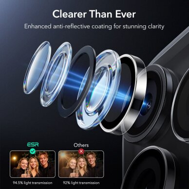 iPhone 14 Pro / Pro Max / 15 Pro / Pro Max / 16 Pro / Pro Max / 17 Pro / Pro Max ESR Armorite kameros apsauga – skaidri 5 iPhone 14 Pro / Pro Max / 15 Pro / Pro Max / 16 Pro / Pro Max / 17 Pro / Pro Max ESR Armorite kameros apsauga – skaidri 5