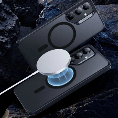 ESR Classic Hybrid Halolock MagSafe Dėklas skirtas Samsung Galaxy S25+ - Translucent Juodas 1