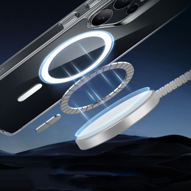 ESR Classic Hybrid Halolock MagSafe Dėklas skirtas Samsung Galaxy S25 Ultra - Permatomas 2