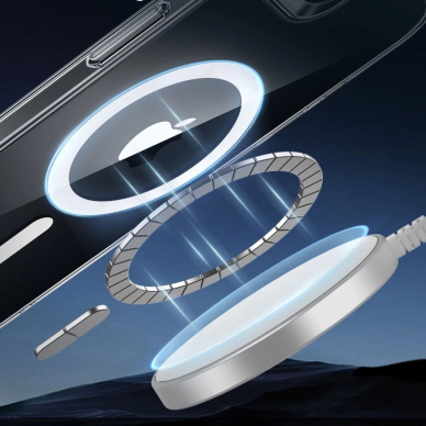 ESR Classic Hybrid Halolock MagSafe iPhone 16e Dėklas - Permatomas 2