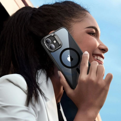 ESR Classic Hybrid Kickstand Halolock MagSafe iPhone 16 Plus +  Glass Screen Protector - Black 4 ESR Classic Hybrid Kickstand Halolock MagSafe iPhone 16 Plus +  Glass Screen Protector - Black 4